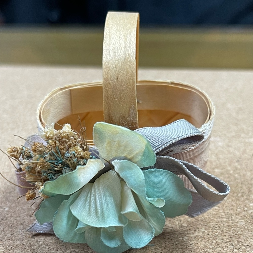 Vintage miniature basket